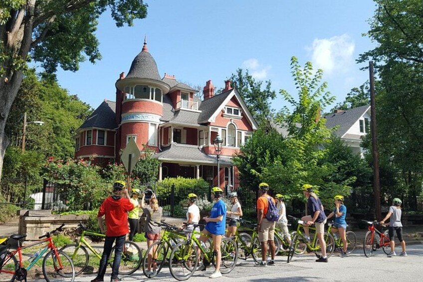 Enjoying the beautiful Victorian architecture in historic Inman Park. 2
