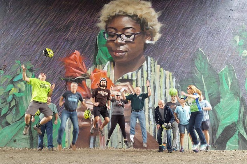 Art on the Atlanta Beltline where jumping is encouraged! 5
