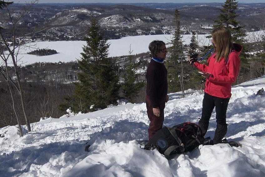 Fire Man Guided Snowshoe Tour in Mont-Tremblant 3