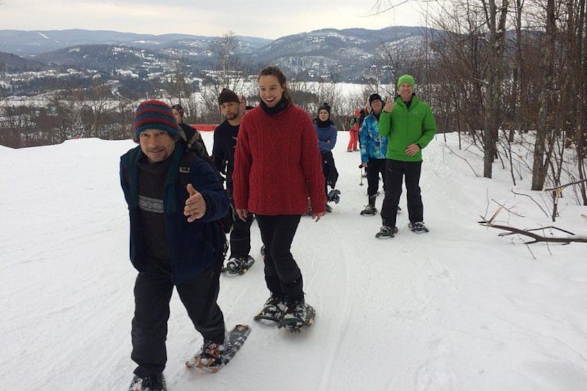 Fire Man Guided Snowshoe Tour in Mont-Tremblant 4