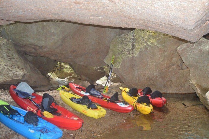 Cave-tube or kayak and Ziplining with pickup from Ambergris Caye 5