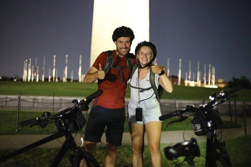 Washington DC Sites at Night Bike Tour