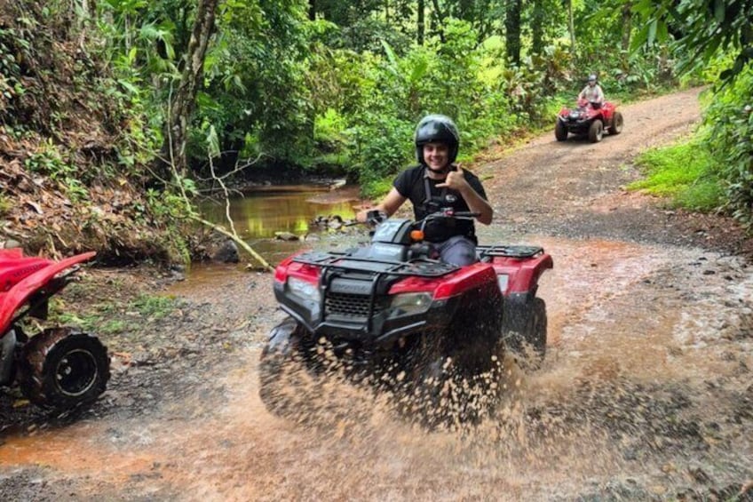 ATV + Zipline + Waterfall + Rainforest Lunch COMBO 4
