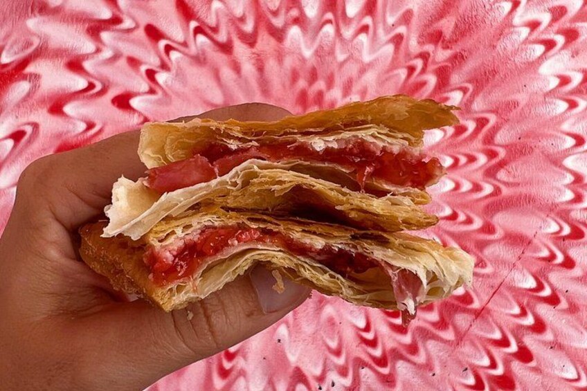 Start your day with a traditional Cuban pastry...guava & cheese pastelito 2