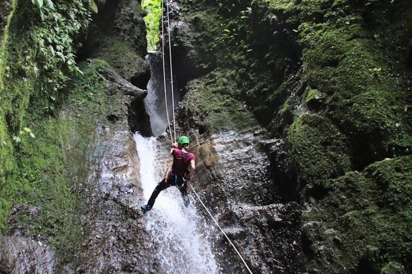 Pure Trek Canyoning Adventure: 4 Rappels & Monkey Drop 5