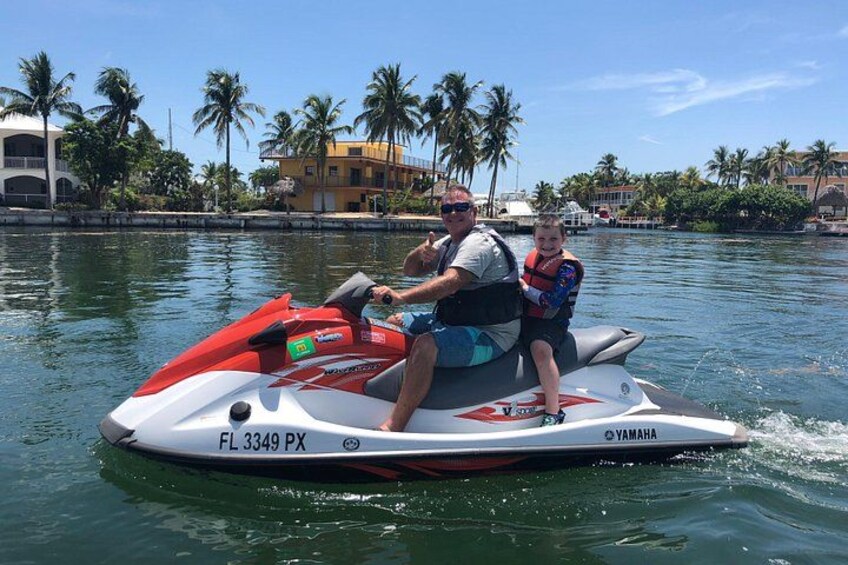 1.5 Hour (20 miles) Waverunner Tour. See Mangrove Tunnels, 20 Islands & SandBar 4