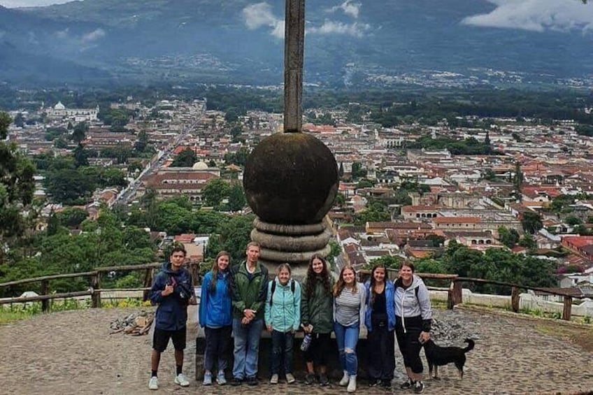 the view of Antigua from El Cerro de la Cruz 4