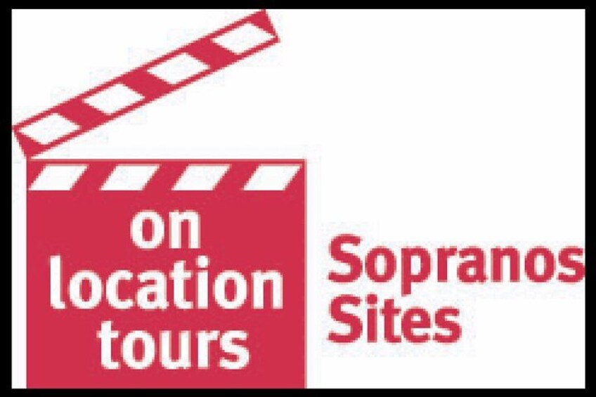 Klipklap med tekst 'on location tours' og 'Soprano Sites'. 2