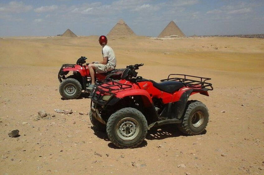Private ATV Quad Bike Safari at the Giza Pyramids Desert 4