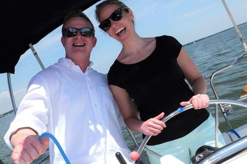 Couples learn to sail as well. 3