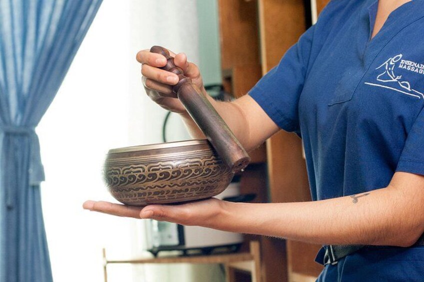Sound therapy included; This tibetan sound bowl is from Nepal. 3