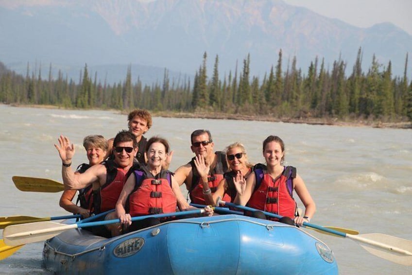 Rafting on Athabasca River Mile 5 in Jasper 4
