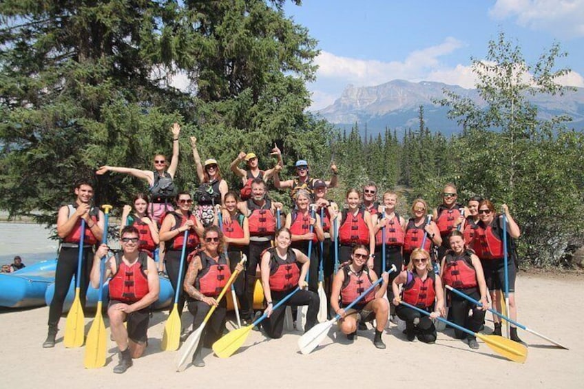 Rafting on Athabasca River Mile 5 in Jasper 3