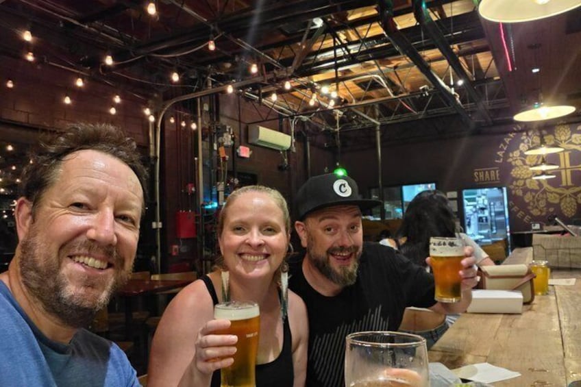 Private Austin Brewery Tour by Pedicab with All-Inclusive Beer Flight Option 2