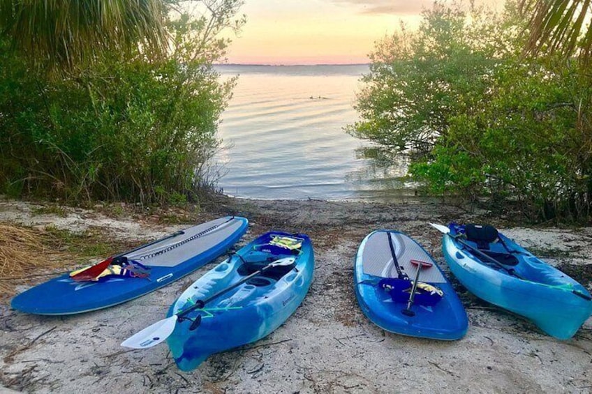 Where we launch from... into the peaceful Banana River Aquatic Preserve.... 1