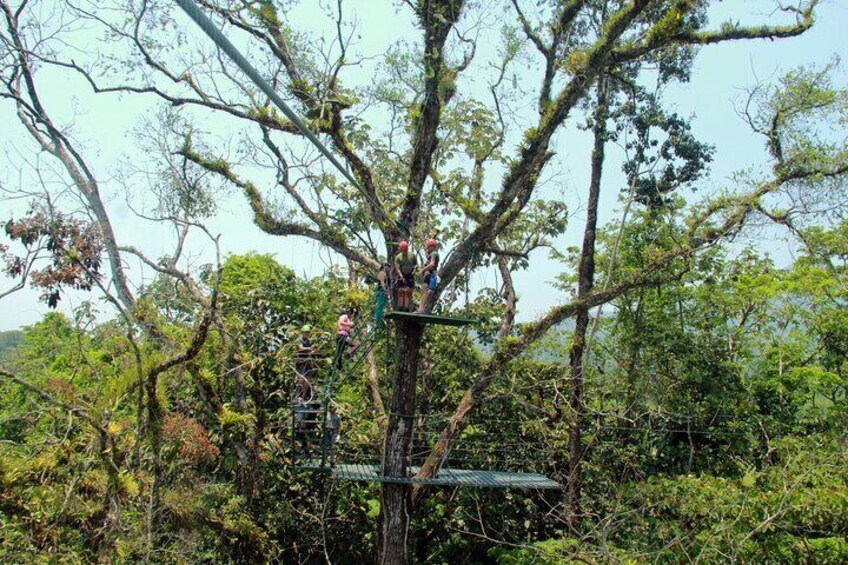 La Fortuna Waterfall and Canopy Tour