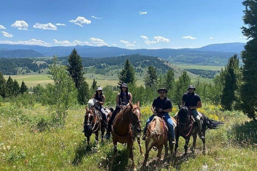 Horseback Riding with Grand Teton Views in Jackson Hole 3