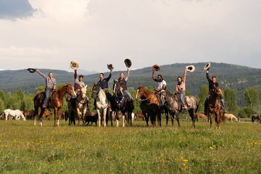 Horseback Riding with Grand Teton Views in Jackson Hole 3