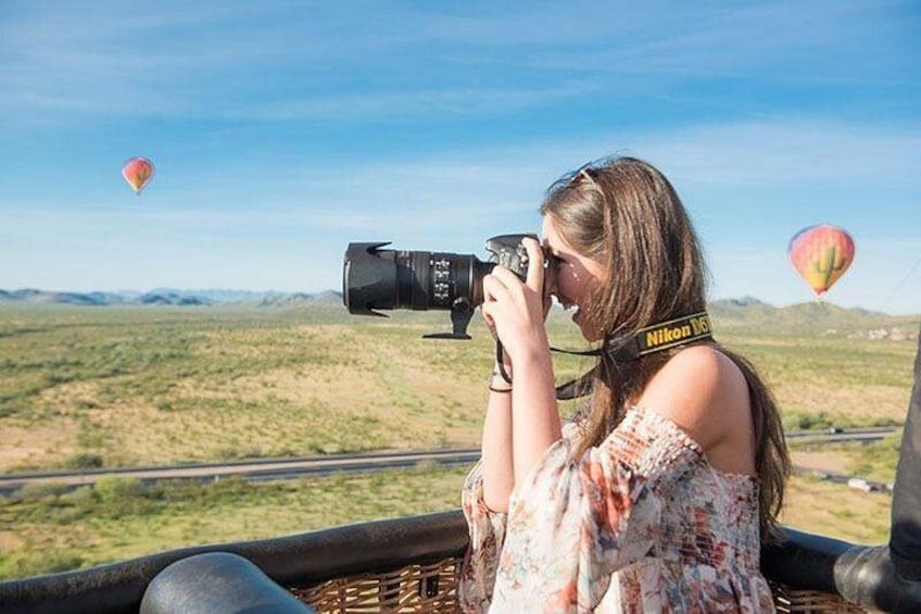 Phoenix Morning Hot Air Balloon Ride with Bubbly + Breakfast 2