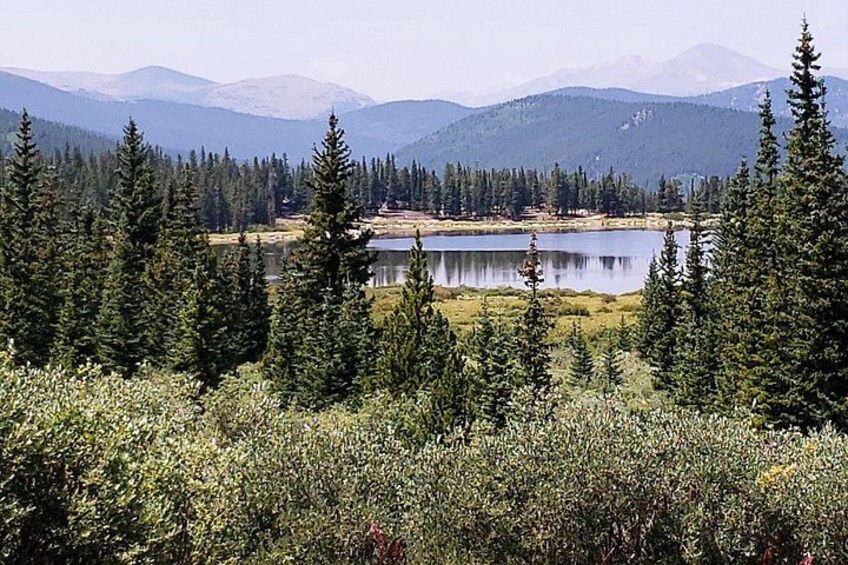Echo Lake looking like a Bob Ross Painting with happy little trees 5