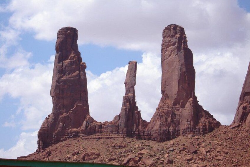 Rock formations with a clear sky. 5