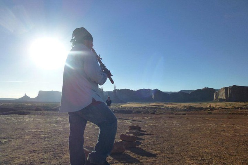 Navajo Flute Playing 3