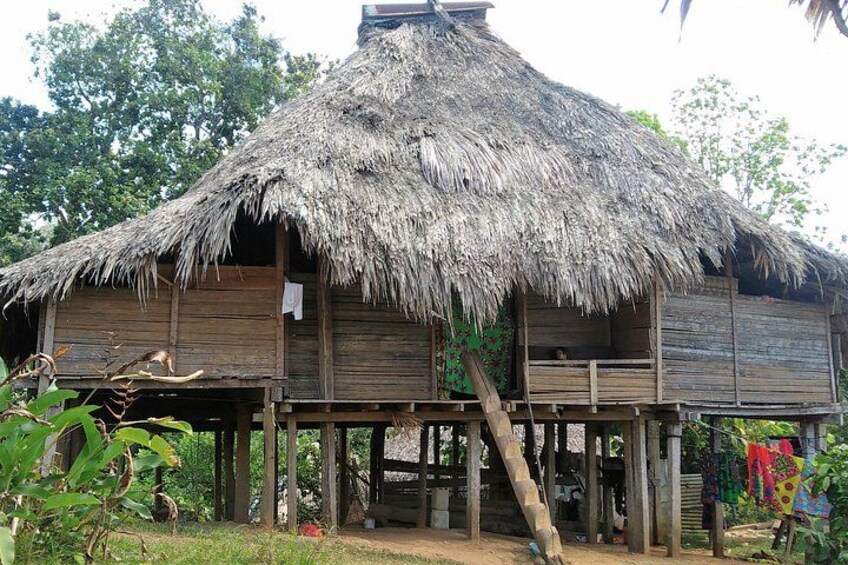 Embera traditional huts 2