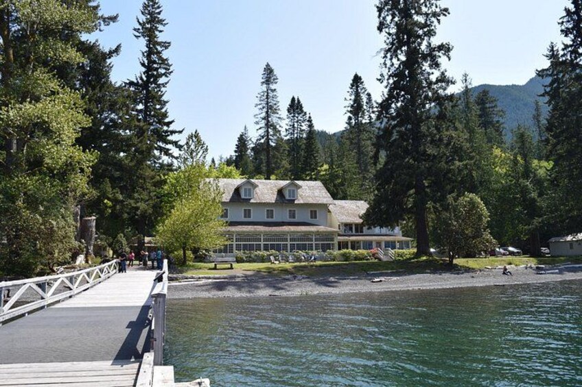 View of the historic Lake Crescent Lodge 2