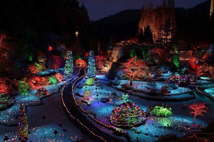Magic of Christmas Butchart Gardens 5