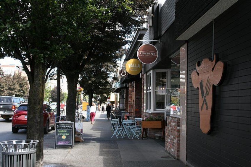 A stroll along local and bustling Blanshard Street 3