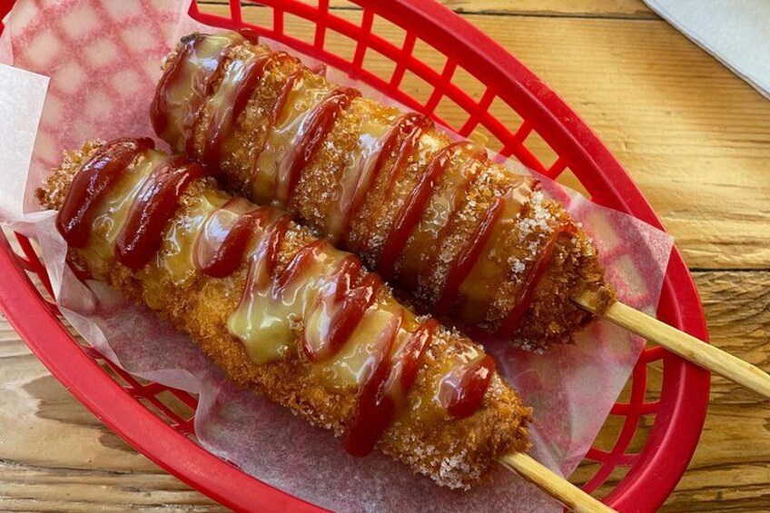Korean corn dogs 2