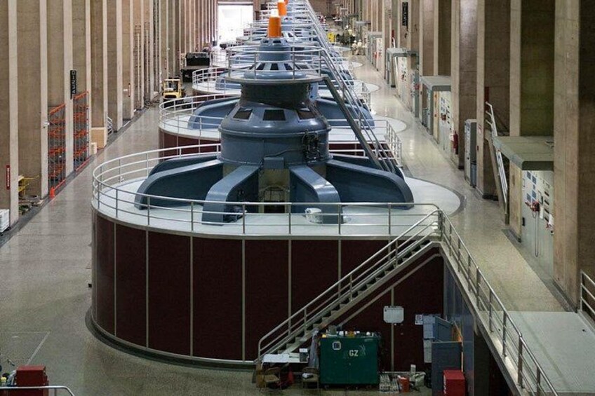 Generators in the Nevada power wing. 3