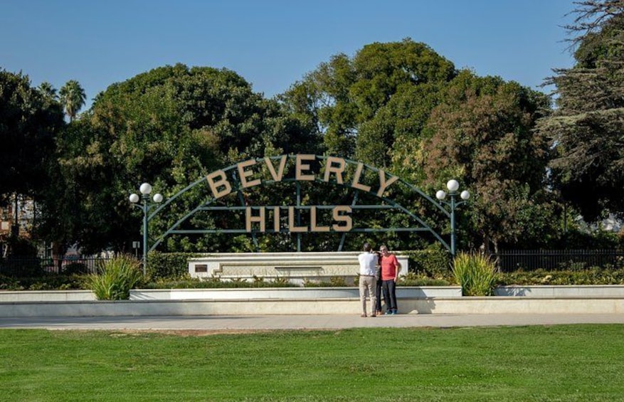 One of the most photographed spots in the city, the Beverly Hills signs stands at Beverly Garden, a park which features fountains, cacti and roses. 5