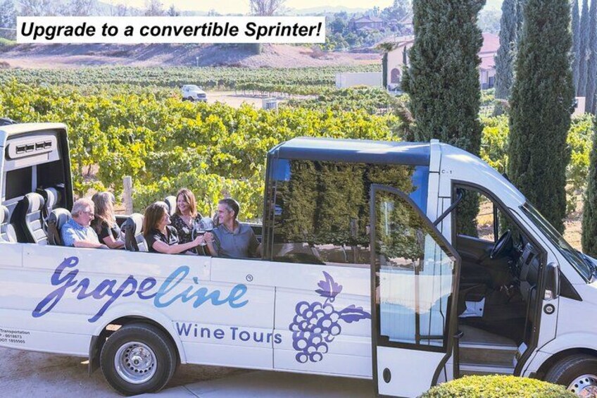Travel wine country in rain or shine. 2