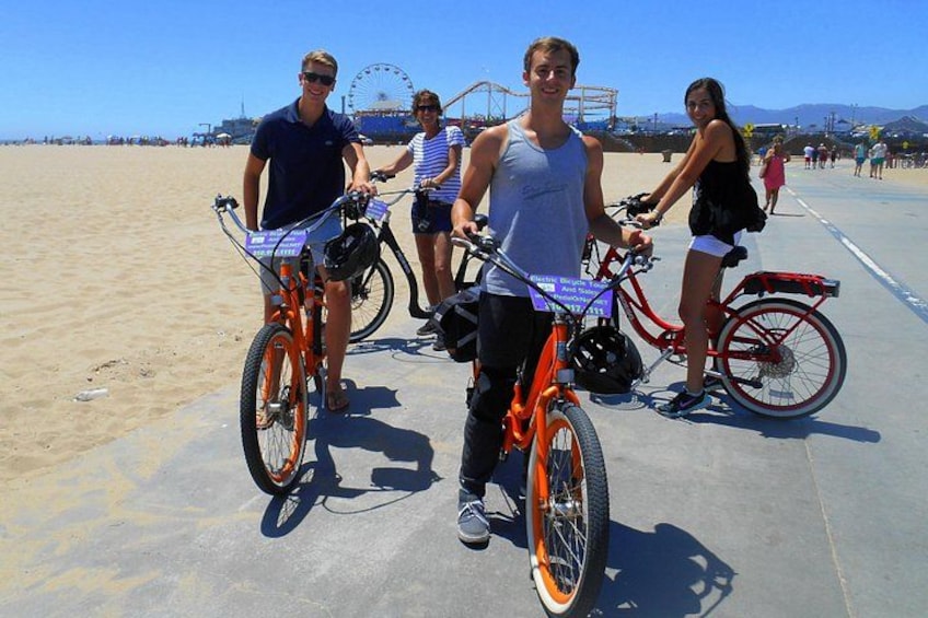 Santa Monica Pier from the bike path 1