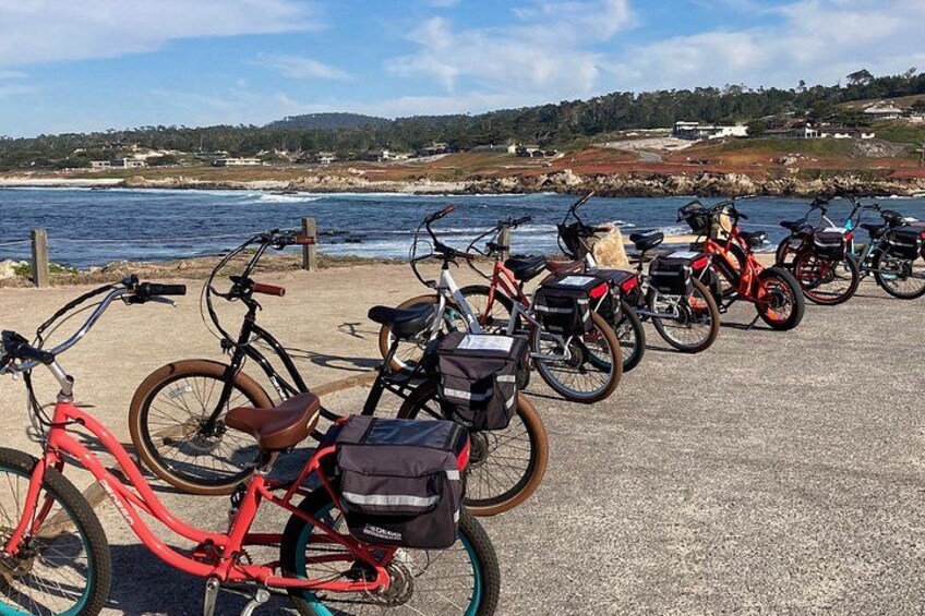 Over 50 models of eBikes available for rent—perfect for all rider sizes and experience levels. Our 17-Mile Drive eBike Tour through Pebble Beach includes scenic stops like Cypress Point, ideal for pho 5