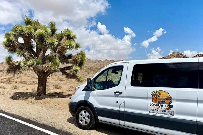Our vans now feature large panoramic windows. 3