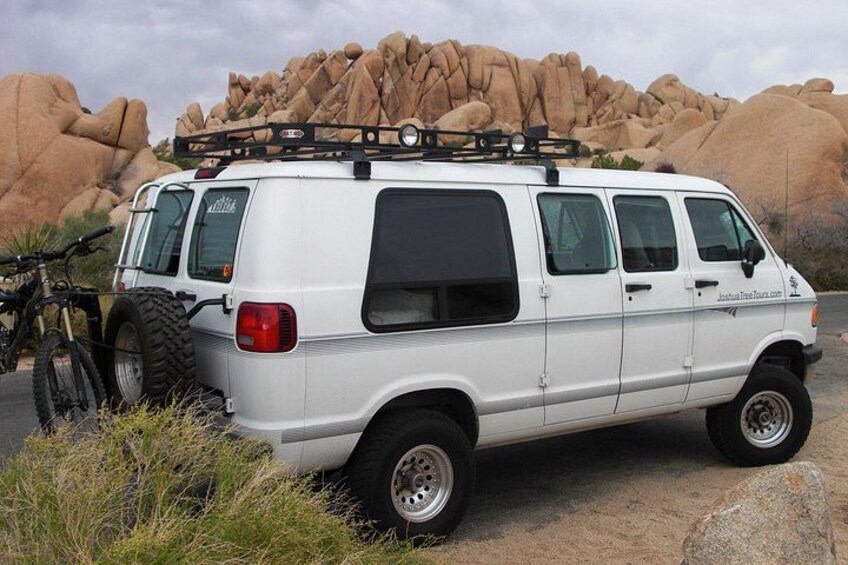 An air conditioned Adventure Van. 2
