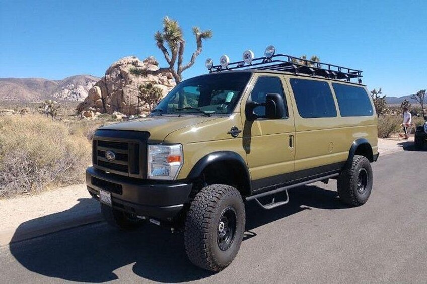 The Hummer van. 2