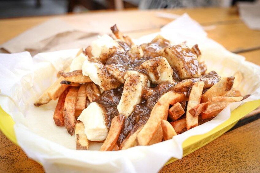 Stick a fork in a pile of fries. 2