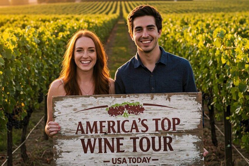 Sip, swirl, and savor with Grapeline—America’s top-rated wine tour experience. 1