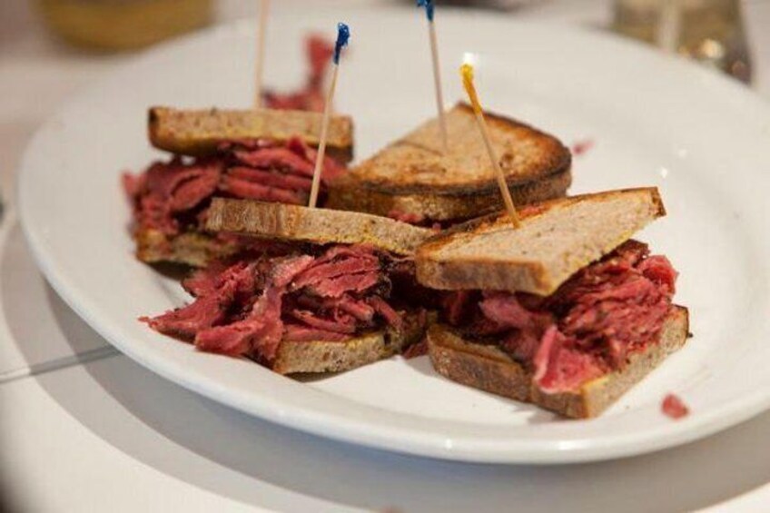 Pastrami Sandwiches from Saul's