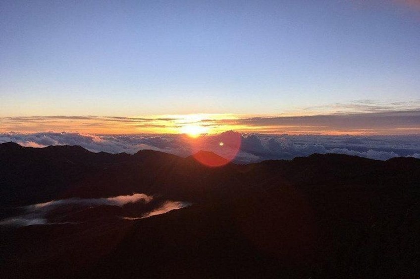 Sunrise at the summit of Haleakala 2