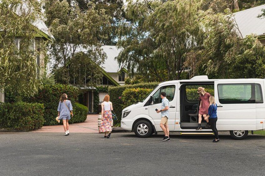 Leaving vehicle at Cloudy Bay 4