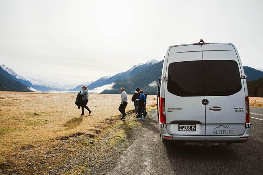 Enjoy scenic stops along the famous Milford Road 2