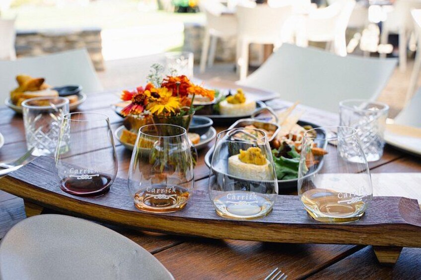 Enjoy matched wines with your platter lunch 3