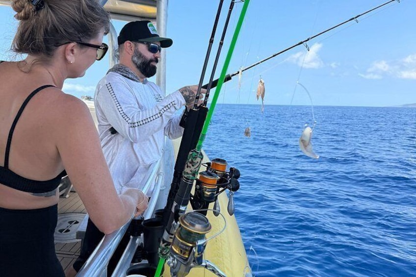 4-Hour Light Tackle Bottom Fishing in Lahaina 4