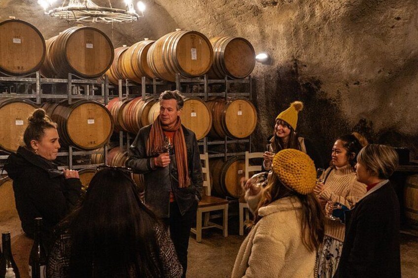 Tour through New Zealand's largest wine cave 3