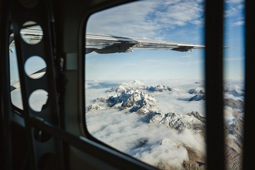 Mountain top views on return flight 2