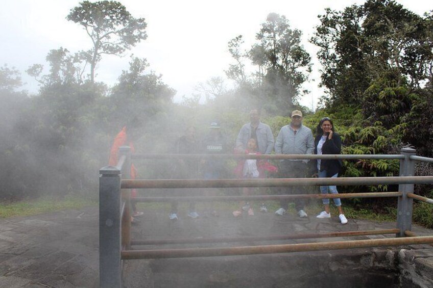 Get a blast of real geothermal steam! 4